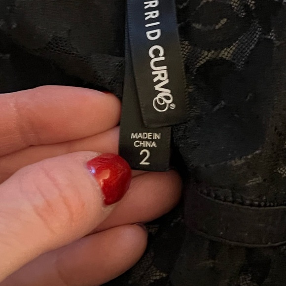 Torrid Black Lace Chemise - Picture 3 of 5